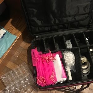 Lipsense suitcase and lipstick holders.